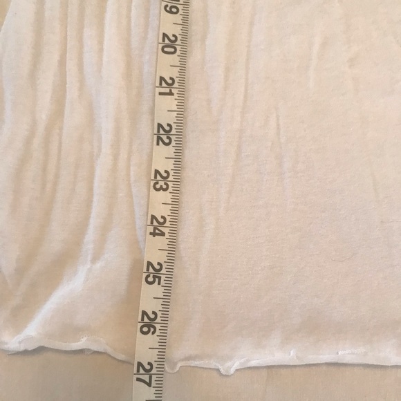 White Ruffled Tee - Picture 2 of 4